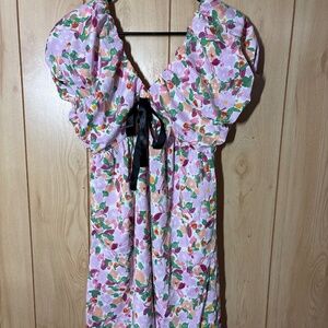 Tommyrot.shop - pink multi mini dress